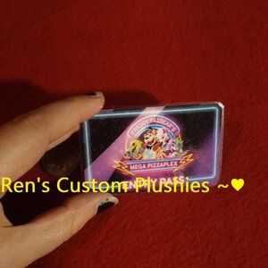 Custom Handmade Laminate Anime Manga Videogame Cosplay Fnaf Card!